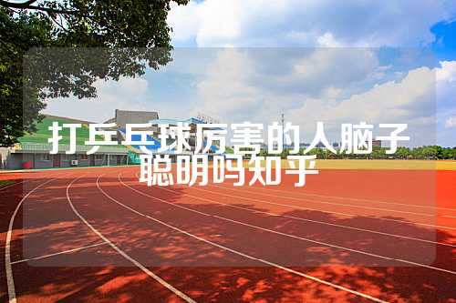 打乒乓球厉害的人脑子聪明吗知乎