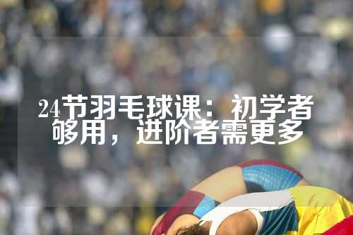 24节羽毛球课：初学者够用，进阶者需更多