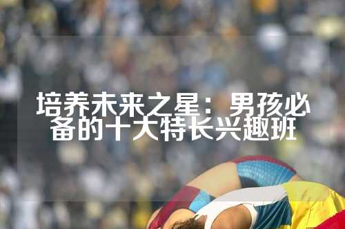 培养未来之星：男孩必备的十大特长兴趣班