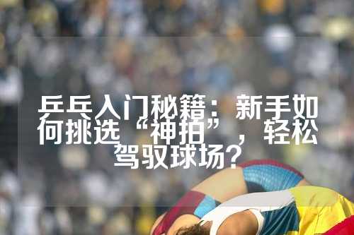 乒乓入门秘籍：新手如何挑选“神拍”，轻松驾驭球场？