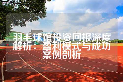 羽毛球馆投资回报深度解析：盈利模式与成功案例剖析