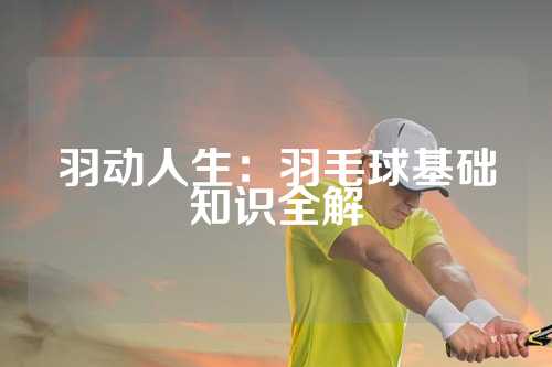 羽动人生：羽毛球基础知识全解