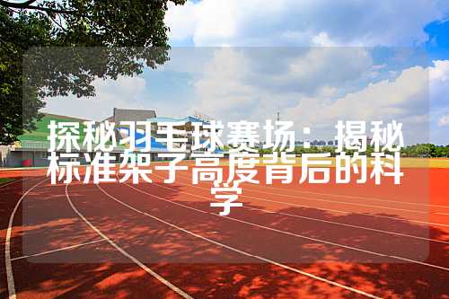 探秘羽毛球赛场：揭秘标准架子高度背后的科学