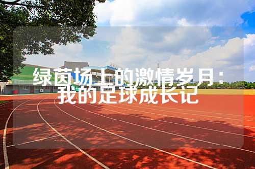 绿茵场上的激情岁月：我的足球成长记
