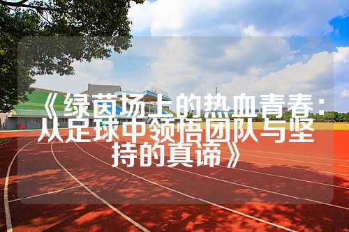 《绿茵场上的热血青春：从足球中领悟团队与坚持的真谛》