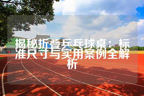 揭秘折叠乒乓球桌：标准尺寸与实用案例全解析
