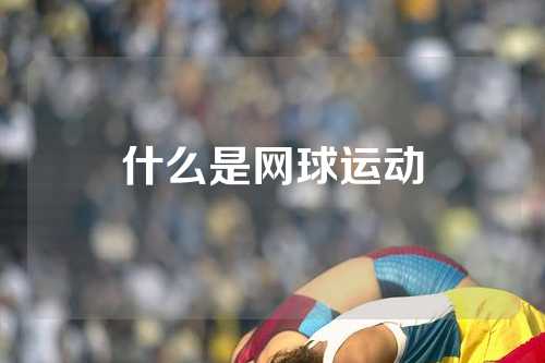 什么是网球运动
