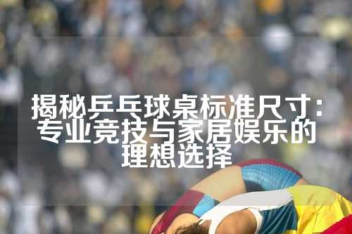 揭秘乒乓球桌标准尺寸：专业竞技与家居娱乐的理想选择