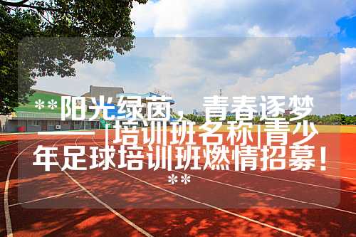**阳光绿茵，青春逐梦 —— [培训班名称]青少年足球培训班燃情招募！**